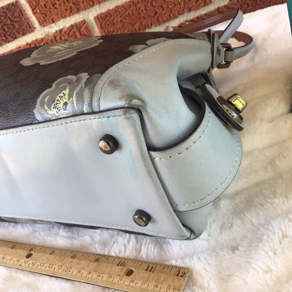 Coach Edie Rose floral shoulder bag - Picture 10 of 16